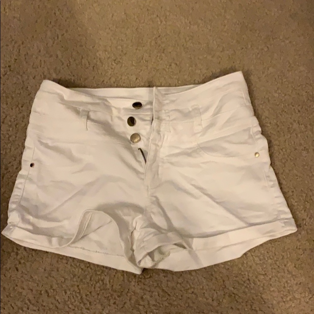 White shorts